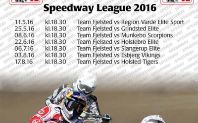Lige om snart køres første Metal Speedway League match på Fjelsted Speedway Center.