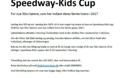 Spændende tiltag for nye kørere