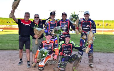 Topmatch på Fjelsted Speedway Center